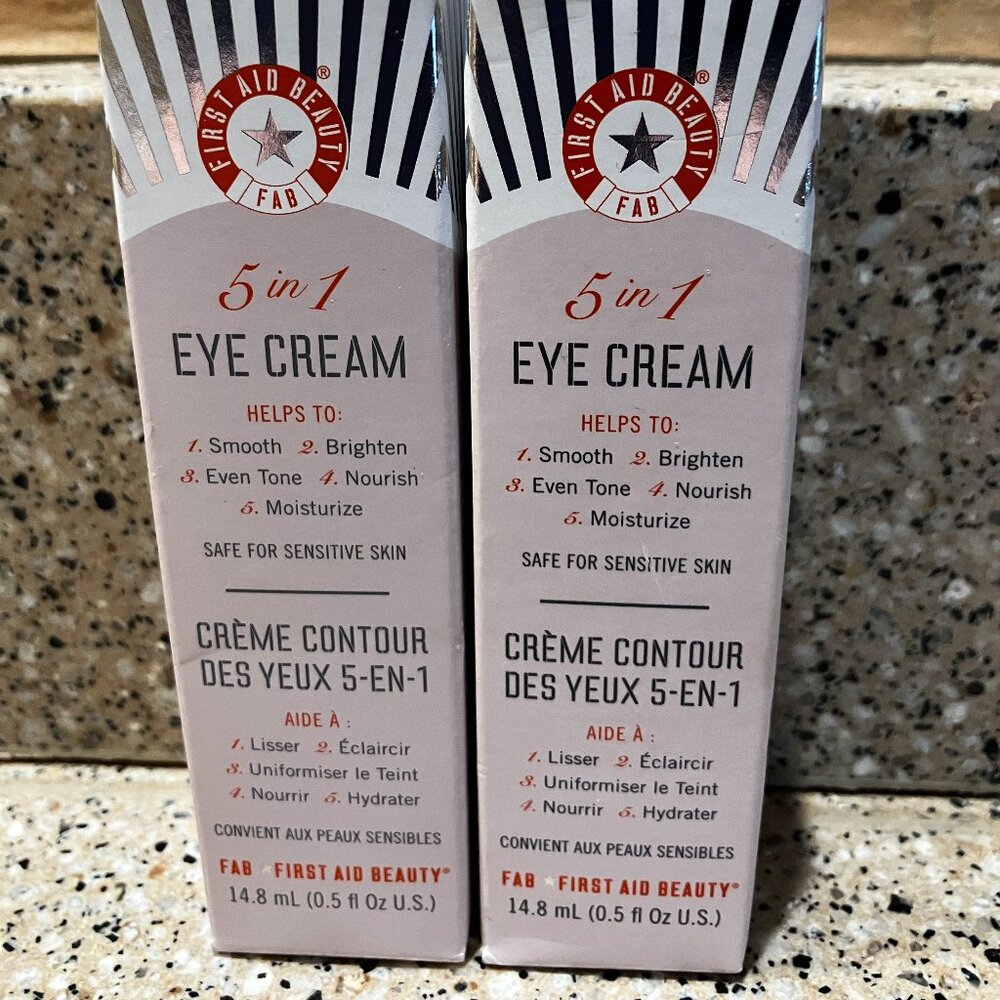 FIRST AID BEAUTY Set of 2 Eye Cremes !! NEW in Box